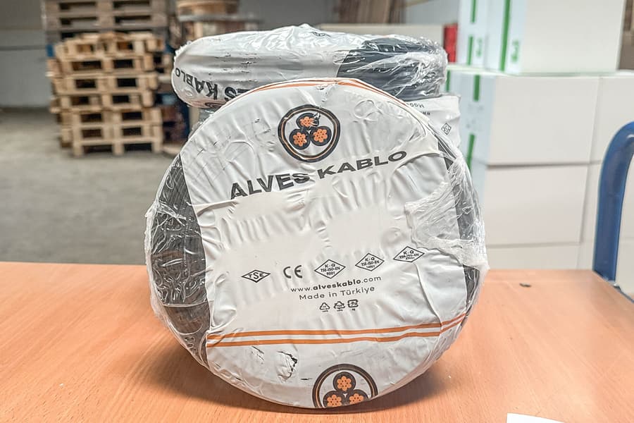 16 Rollen Aderleitung Alves Kablo H07V-U 1,5 mm2